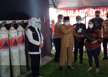 khofifah - Depo Isi Ulang Oksigen Gratis Hadir di Malang