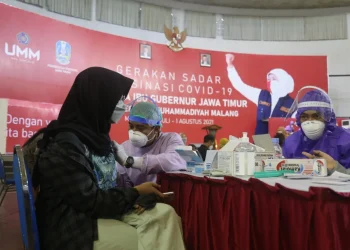 Galakkan Program GESIT, UMM Gelar Vaksinasi COVID-19