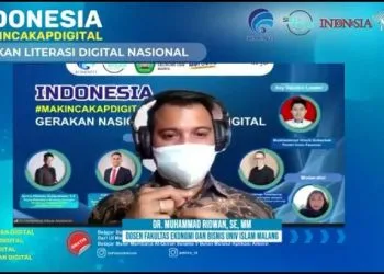 Dr Ridwan Basalamah SE, MM sebagai pemateri dalam Gerakan Nasional Literasi Digital.