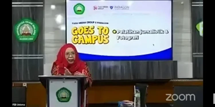 Dekan FEB Unisma, Nur Diana, memberikan apresiasi yang luar biasa atas jalinan kerjasama kedua pihak.