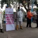Penyerahan bantuan sembako dan daging kurban dari tim Bhayangkari Kota Malang kepada anggota tim pemulasaran jenazah Covid-19. Foto/Azmy.