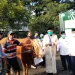Rektor Unisma saat penyembelihan sapi kurban