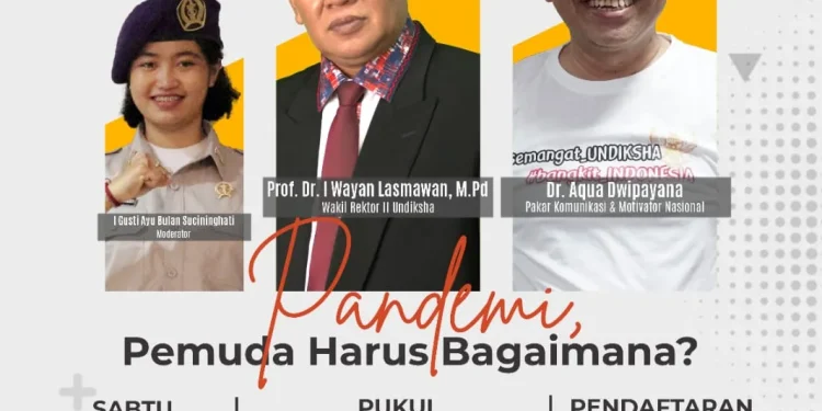 Aqua Dwipayana - Dr Aqua Dwipayana: Kaum Muda Harus di Garda Terdepan pada Masa Krisis Pandemi
