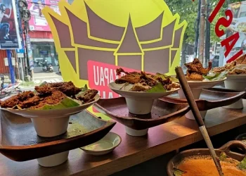 Beberapa menu lauk yang ada di warung nasi Kapau Uda Falah/tugu malang