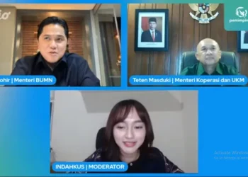 Lead The Fest hari ke-5, menghadirkan menteri BUMN Erik Thohir dan menteri Koperasi dan UKM Teten Masduki/tugu malang