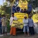 Nelayan Masalembu menggunakan pick up memberikan informasi tentang pelarangan cantrang dalam Permen KP No. 18 Tahun 2021/tugu malang