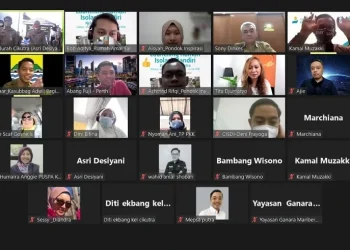 Acara peresmian rumah isolasi mandiri kelurahan Cikutra di kantor kelurahan Cikutra dan melalui virtual zoom meeting, Senin (10/08/2021)/tugu malang