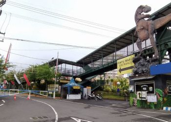 Salah satu destinasi wisata Jatim Park 3 yang ada di Jalan Ir Soekarno Kota Batu ditutup hingga 12 Agustus 2021 mendatang. Foto: Ulul Azmy