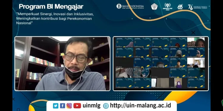 Rektor UIN Malang, Prof Dr H M Zainuddin. Foto: tangkapan layar
