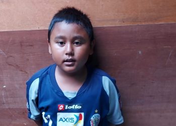 Muhammad Ilham, bocah 10 tahun jadi tulang punggung keluarga sejak bapaknya lumpuh. Foto: Istimewa