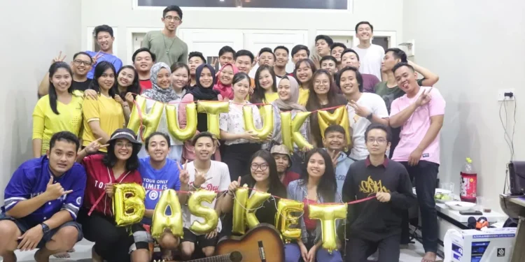 Dies natalis UKM STIE ABM Basket Ball sebelum pandemi COVID-19. Foto: dok