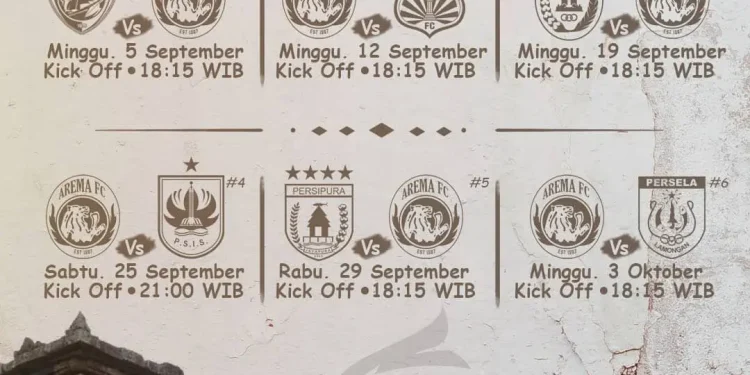 BRI - Seri Pertama BRI Liga 1, Arema Bakal Bertemu Ayam Jantan dari Timur di Laga Perdana