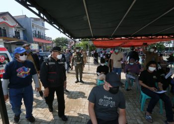 Bupati Malang saat kunjungi vaksinasi di NMP