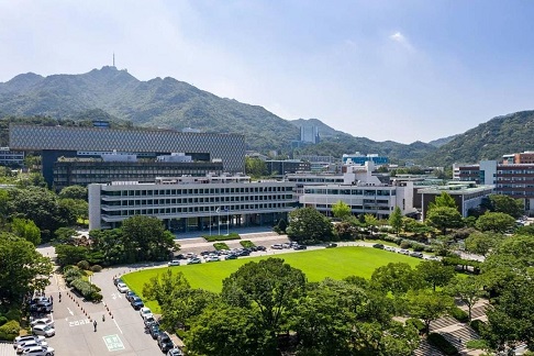 Seoul National University terlihat dari udara