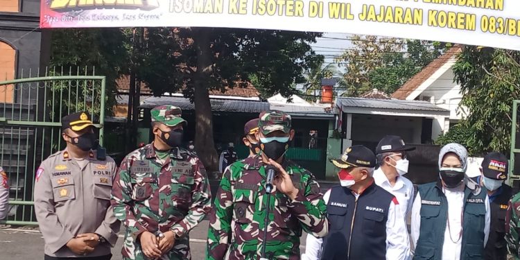Korem akan memindahkan pasien isoman ke isoter