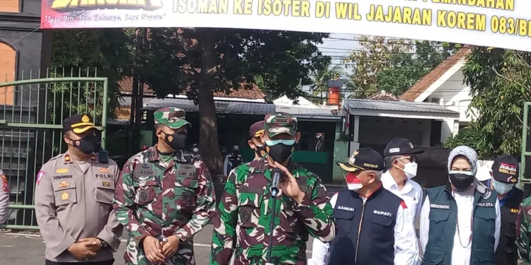 Korem akan memindahkan pasien isoman ke isoter