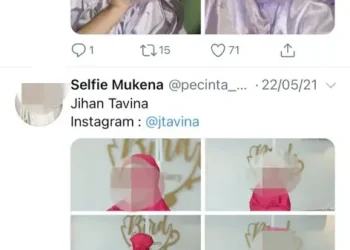 penampakan di twitter fetish mukena