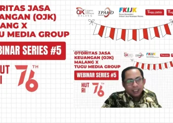 Kepala OJK Malang dalam Webinar series mengupas UMKM