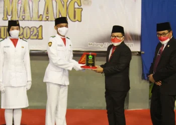 Paskibraka - Malam Kenegaraan Paskibraka Kota Malang Tahun 2021 Penuh Haru