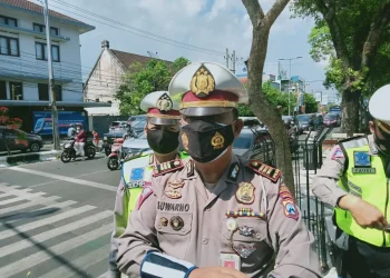 Waka Satlantas Polresta Malang, sebut kini kota Malang Zona Merah