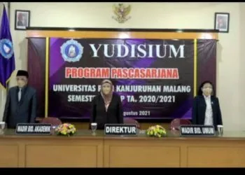 UNIKAMA - 42 Mahasiswa Program Pasca Sarjana Unikama Ikuti Yudisium Secara Virtual