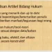 Salah satu slide penyampaian Dr. Rohmawati, M.A dalam acara Law’s Online Writing Class yang digelar Dema Fasih UIN SATU Tulungagung pada Sabtu (7/8/2021)/tugu malang