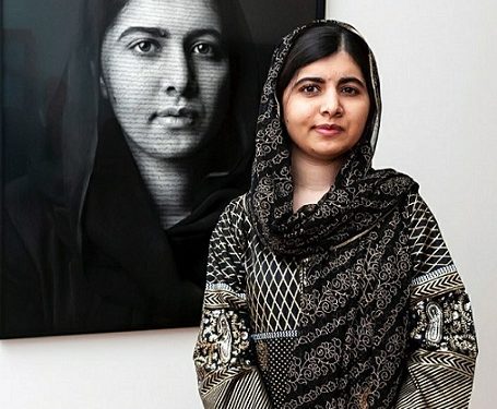 Malala Yousafzai, aktivis dan pejuang pendidikan anak perempuan asal Pakistan/tugu malang