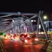 Jembatan Sukarno-Hatta (Suhat) Kota Malang tampak pada malam hari/tugu malang