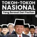 Tokoh nasional dari Pacitan, (dari kiri) Nursuhud, Haryono Suyono, Ir. Sutarto Alimoeso, Susilo Bambang Yudhoyono, Bambang Dwi Hartono, Sudijono Sastroadtmodjo, dan J.F.X. Hoerry/tugu malang