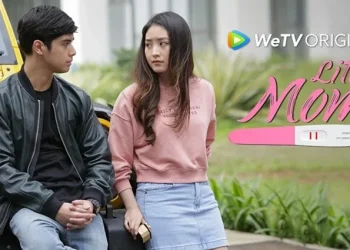 Keenan (Al Ghazali) dan Naura (Natasha Willona) dalam Series Little Mom