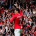 Cristiano Ronaldo saat mengenakan seragam merah Manchester United beberapa tahun silam. Musim ini, Ronaldo juga bakal kembali mengenakan seragam nomor punggung 7 miliknya