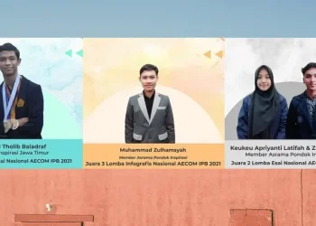 Empat member Pondasi meraih prestasi di masa Pandemi, Thabed Tholib Baladraf (kiri), Muhammad Zulhamsyah (tengah), Keukeu Apriyanti Latifah dan Zainul Arifin (kanan)/tugu malang