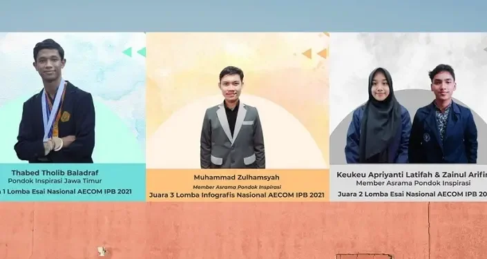 Empat member Pondasi meraih prestasi di masa Pandemi, Thabed Tholib Baladraf (kiri), Muhammad Zulhamsyah (tengah), Keukeu Apriyanti Latifah dan Zainul Arifin (kanan)/tugu malang