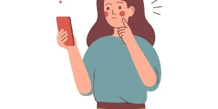 Ilustrasi orang bermain gadget./tugu malang
