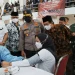 Rektor Uin Maliki dan Forkopimda melihat vaksinasi mahasiswa