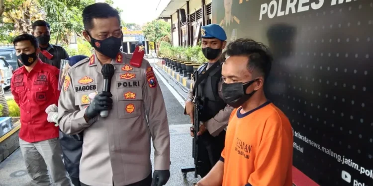 TB (30) di Mapolres Malang. Foto: Rizal Adhi