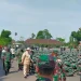 Prabowo Kunjungi Siswa Komcad di Dodikjur Rindam V/Brawijaya