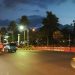 Tampak lampu PJU di kawasan Alun-alun Kota Batu sudah mulai kembali menyala, pada Kamis (16/9/2021) petang. Foto: Ulul Azmy
