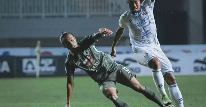 PSS Sleman vs Arema Fc. Foto: Instagram Arema FC Official