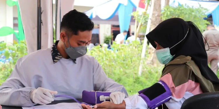 Vaksinasi COVID-19 di Polres Batu. Foto: Polres Batu