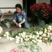 Salah seorang petani mulai menggeluti bisnis bunga hias