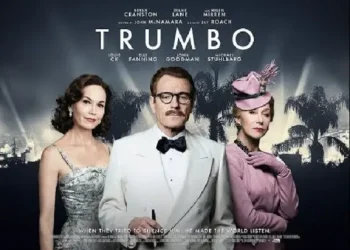 Poster film Trumbo, salah satu film yang mengisahkan penulis komunis asal Amerika Serikat, Dalton Trumbo/tugu malang