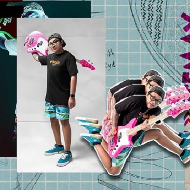 Sepatu Geoff max berkolaborasi dengan Dochi Sadega, bassist dari band Pee Wee Gaskins
