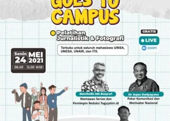 Banner Goes to campus yang dilaksanakan TUgu Media