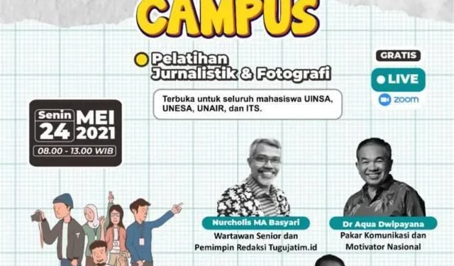 Banner Goes to campus yang dilaksanakan TUgu Media