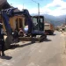 Kendaraan berat mulai garap jalan tembus