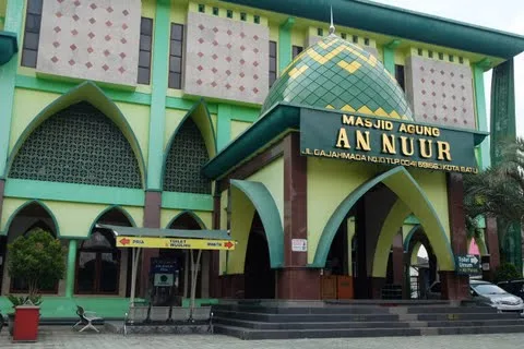 Masjid AnNur Salah satu yang akan menerima dana hibah