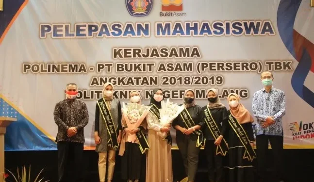 Pelepasan mahasiswa Polinema Bidiksiba