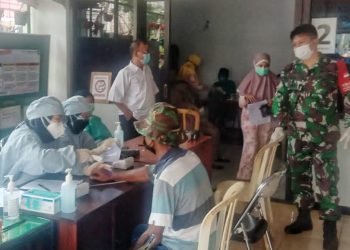 Vaksinasi di kecamatan Sukun