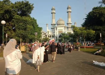 Alun alun Kota Malang.